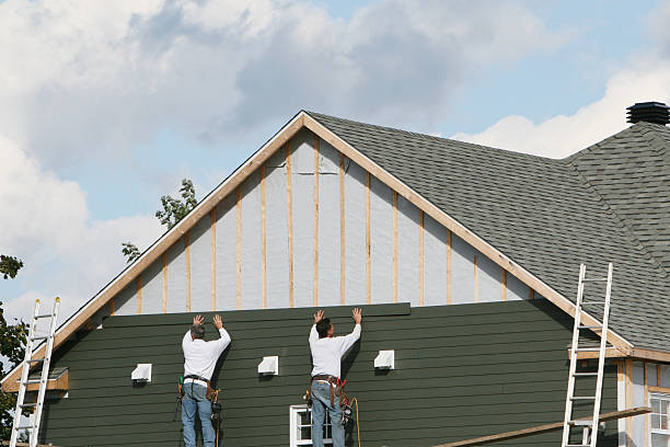 Professional Siding Contractor technician working in Seaboard, NC